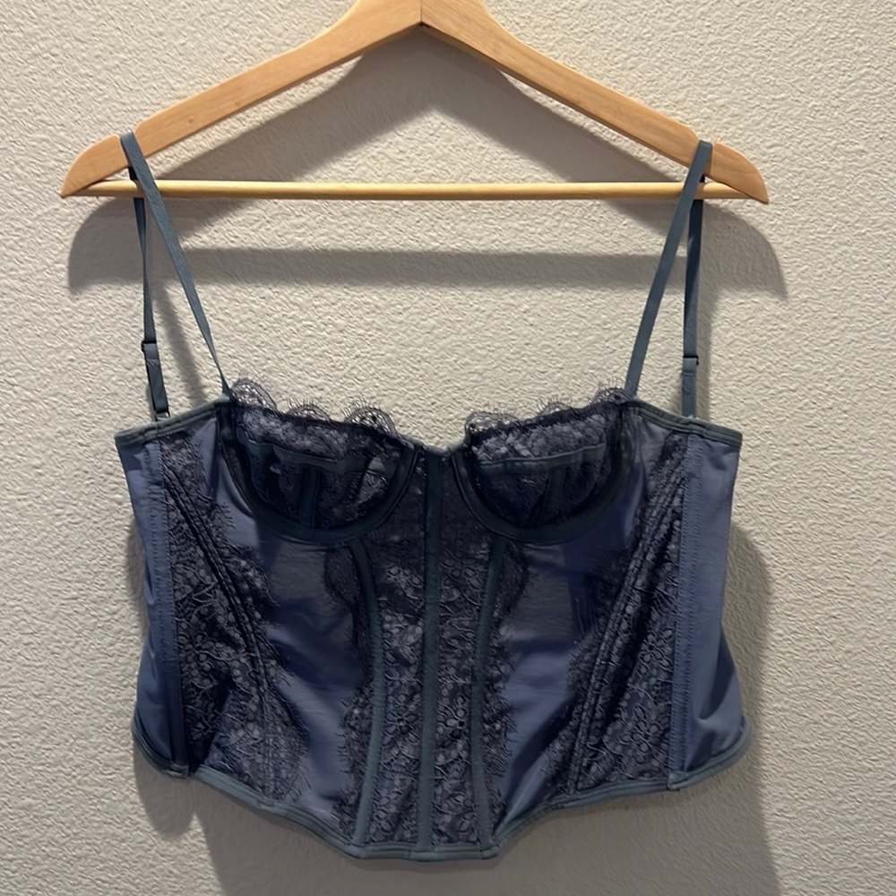 Urban Outfitters Blue Lace Camisole